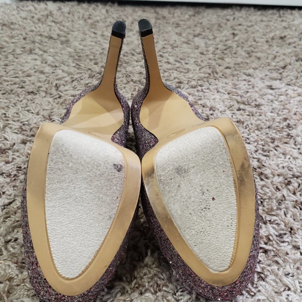 Bakers Platform 20 Multi Color Glitter Stiletto - image 5